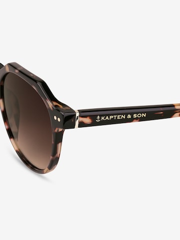 Lunettes de soleil 'Manila Umber Tortoise Brown' Kapten & Son en marron