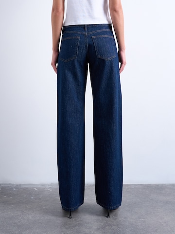 TOPSHOP Широкий Джинсы 'Ember' в Синий