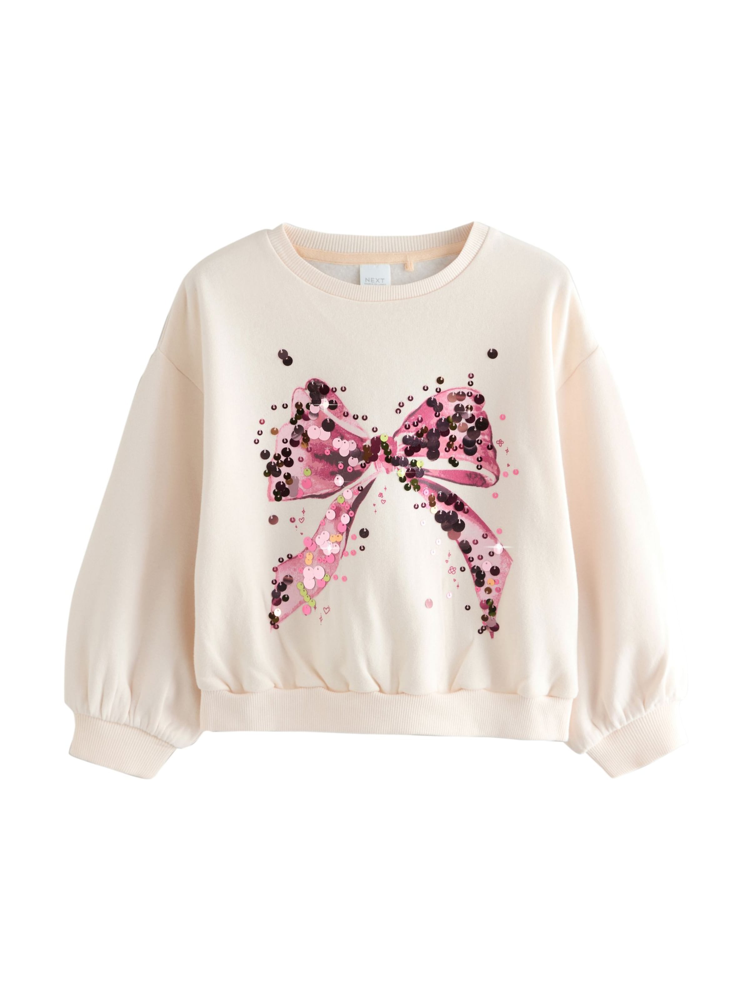 NextSweater majica - bež boja: prednji dio