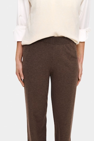 Regular Pantalon 'Mila' SAINT TROPEZ en marron