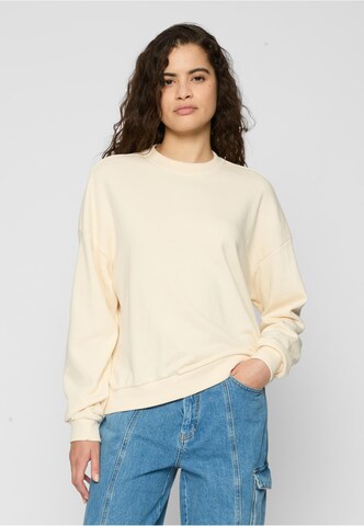 Urban Classics Свитшот в Бежевый: спереди