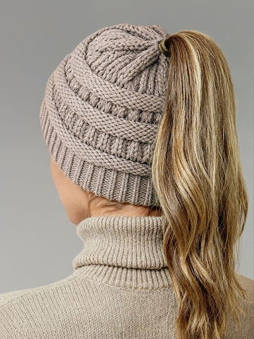 Neverless Beanie '36928' in Beige