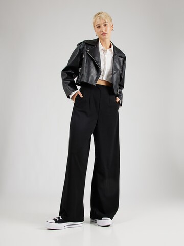VERO MODA - Pierna ancha Pantalón plisado 'VMLAVA' en negro