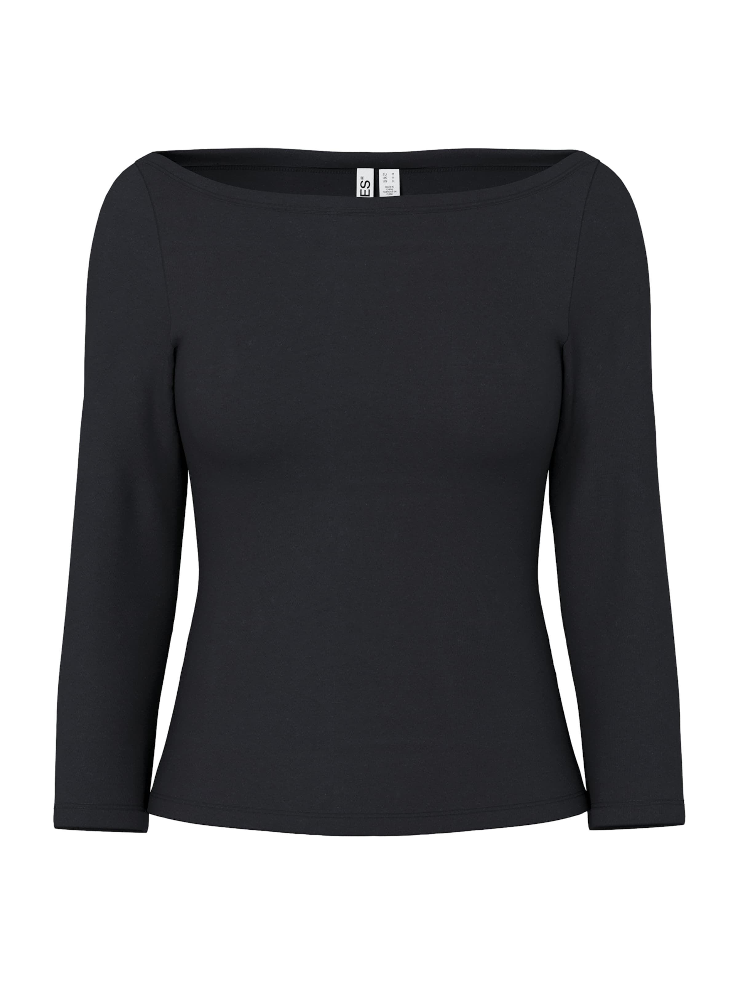 melns PIECES T-Krekls 'PCPHOEBE': no priekšpuses