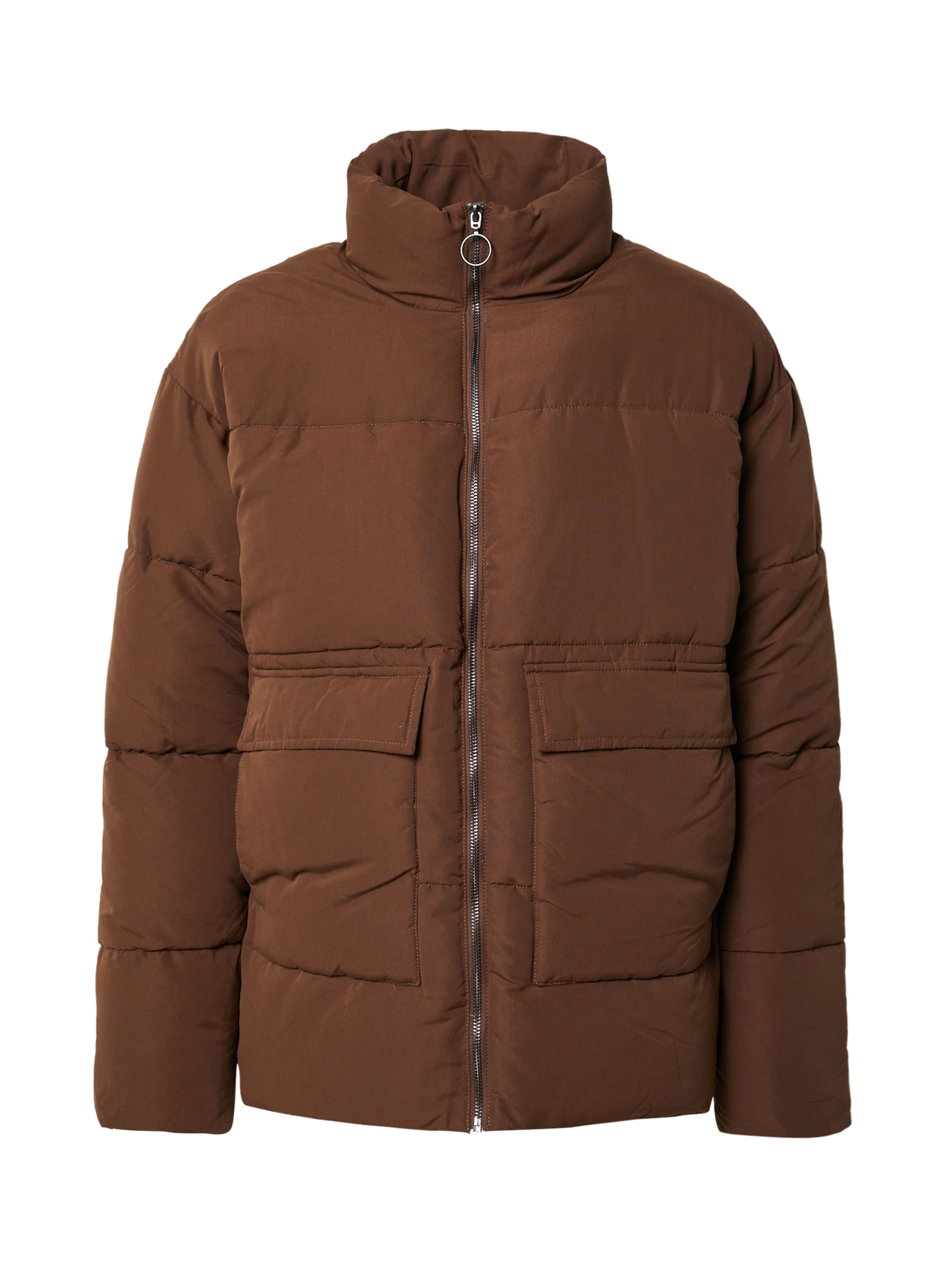 Veste mi-saison 'Keanu' DAN FOX APPAREL en marron : devant