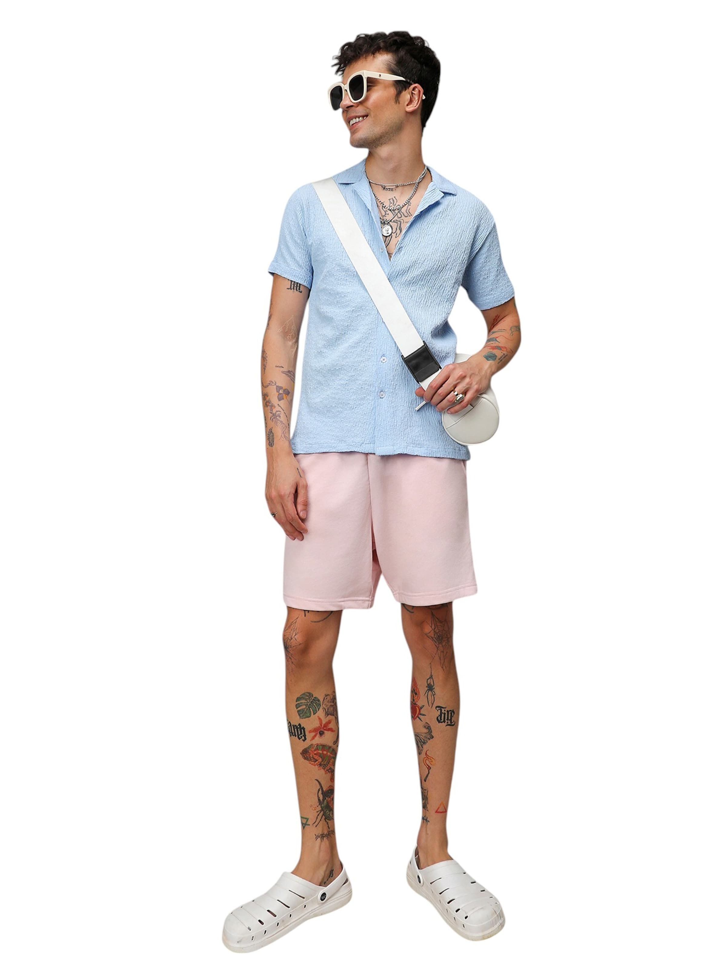 Regular fit Camicia 'Sydne' di Campus Sutra in blu