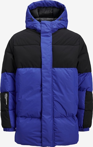 JACK & JONES Winter Jacket 'Force' in Blue: front