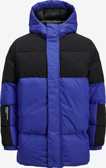 JACK & JONES Veste d’hiver 'Force' en bleu roi / noir / blanc, Vue avec produit