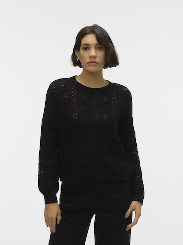 VERO MODA Sweater 'ARLET' in Black: front