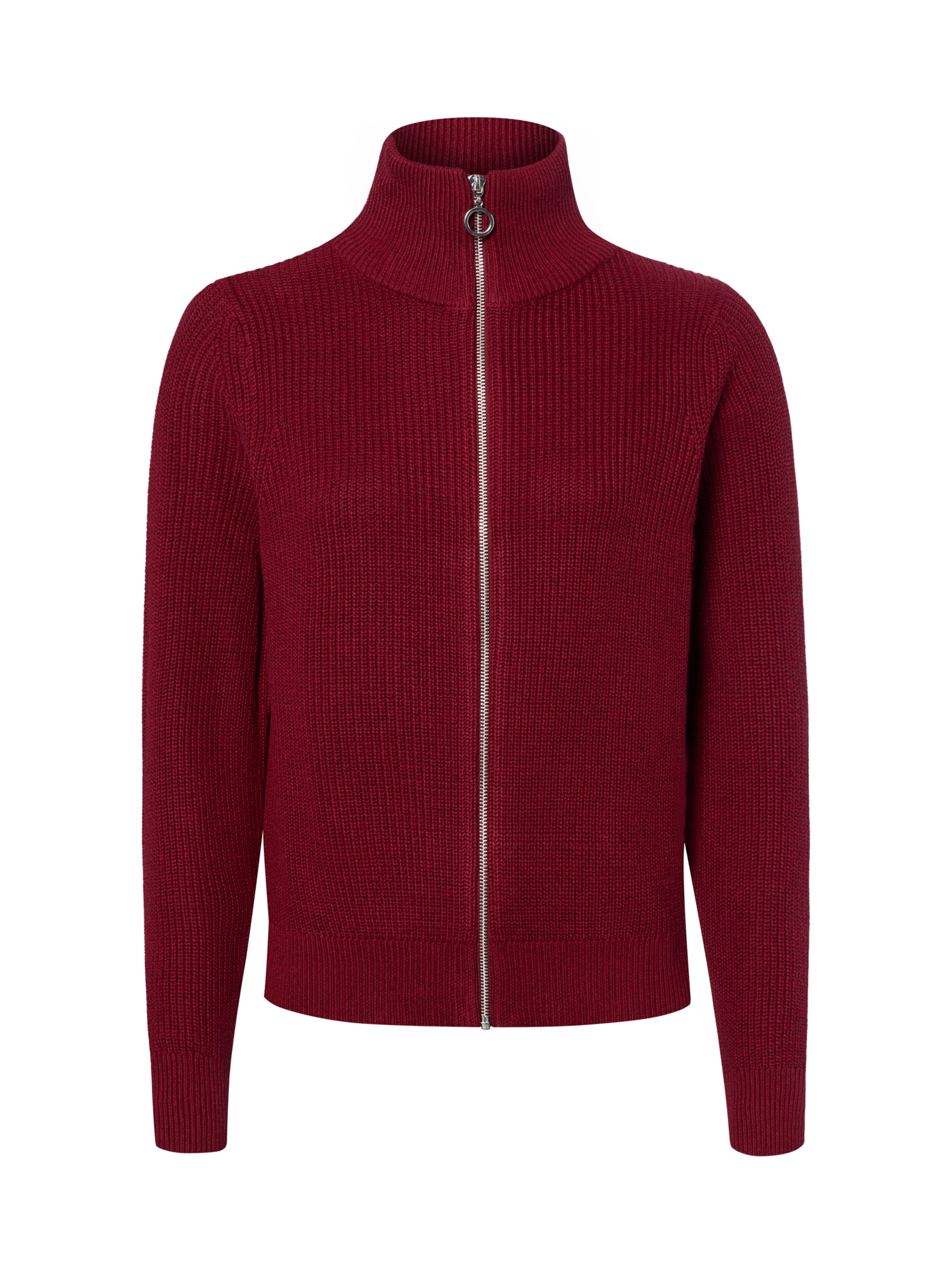 Franco Callegari Gebreid vest in Rood: voorkant