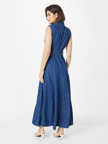 Robe 'GODET' Banana Republic en bleu