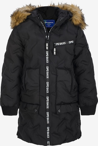 CIPO & BAXX Coat 'Mini Sport Adventure' in Black: front