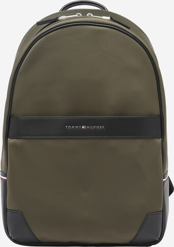 TOMMY HILFIGER Rucksack in Grün: predná strana