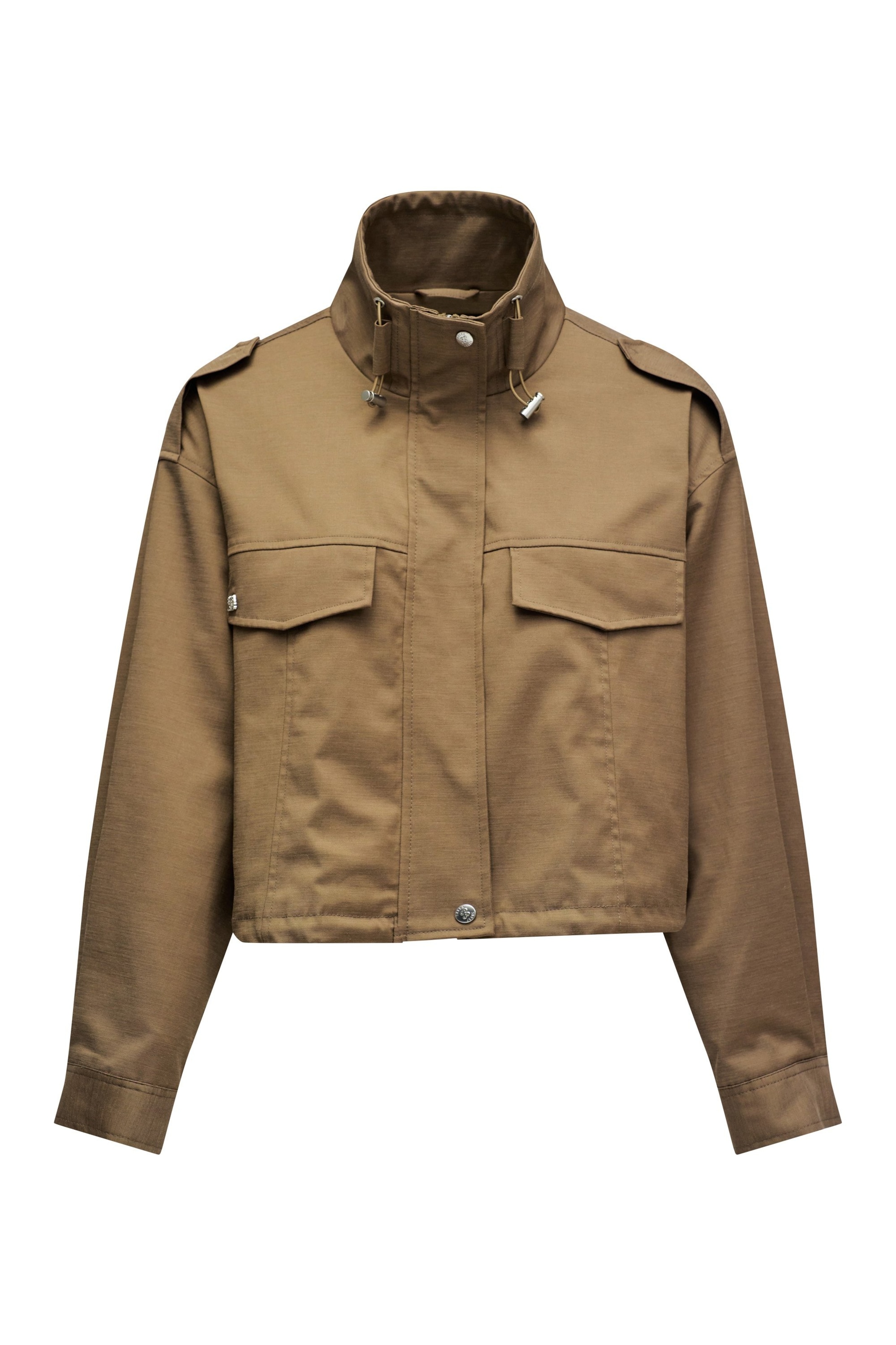 Salsa Jeans Between-season jacket in Brown: front
