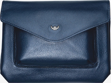 Porte-monnaies 'Valencia' GOLDEN HEAD en bleu : devant