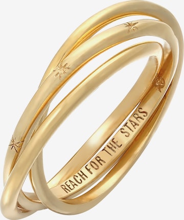 Haze&Glory Ring 'Reach For The Stars' in Gold: front