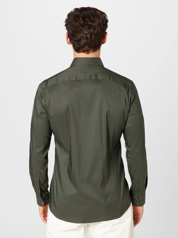 žalia ETERNA Priglundantis modelis Marškiniai