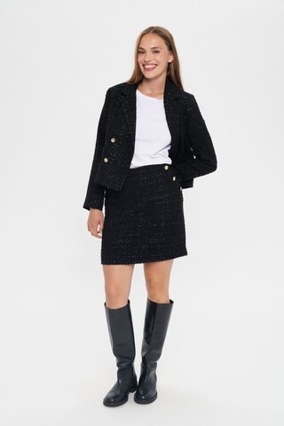 SAINT TROPEZ Rock in Schwarz