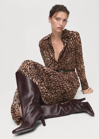 MANGO Dress 'Stefi' in Brown