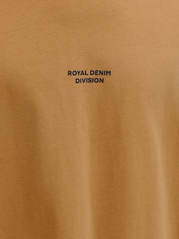 T-Shirt R.D.D. ROYAL DENIM DIVISION en marron