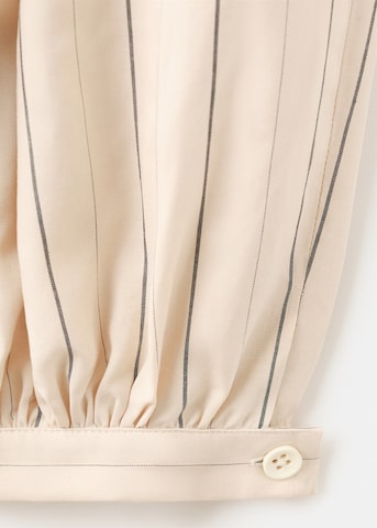 MANGO Tapered Pants 'Malta' in Beige