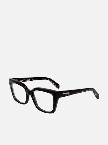 Occhiali da sole 'Ferragamo SF3010 Opaline burgundy/red tortoise 52/19/140 WOMAN Eyewear Frame' di FERRAGAMO in nero: frontale