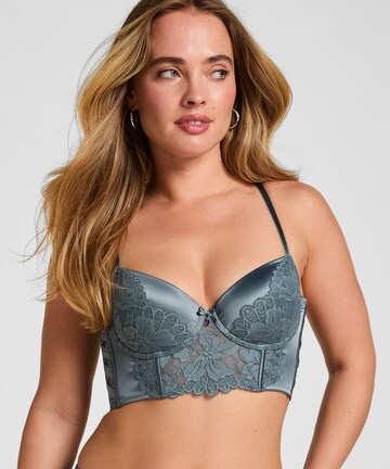 Hunkemöller T-Shirt BH 'Viktoria' in Blau