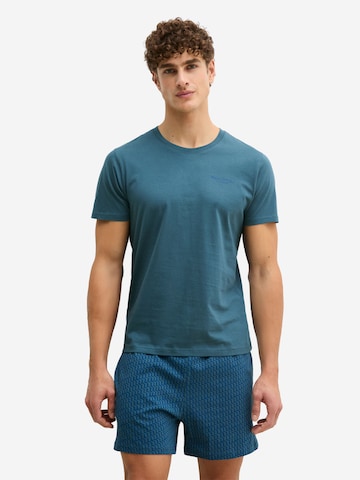 Marc O'Polo Pyjama ' Mix N Match ' in Blau: Vorderseite