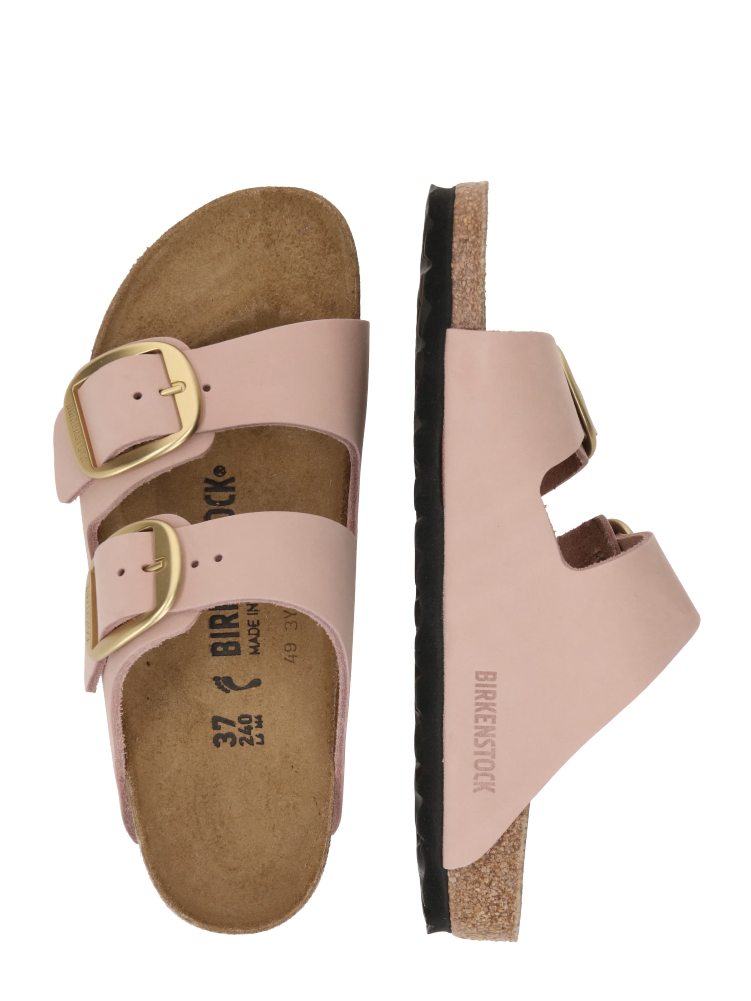 Saboți 'Arizona' de la BIRKENSTOCK pe roz