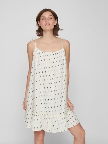 VILA فستان صيفي 'Lania' بلون بيج: الأمام