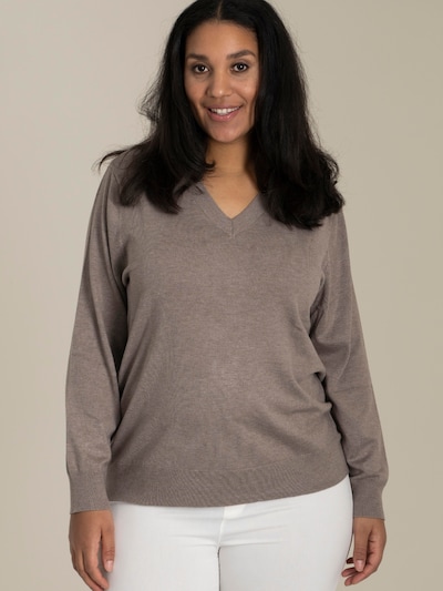 SANDGAARD Sweater 'Helsinki' in Mottled beige, Item view