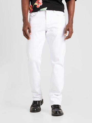 G-Star RAW - Regular Calças de ganga 'Mosa' em branco: frente