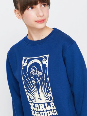 ABOUT YOU x StayKid Sweatshirt 'KARLA' in Blue