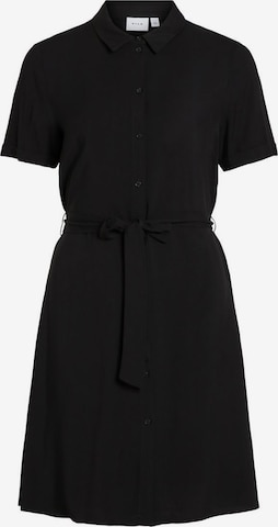 VILA - Vestido camisero 'Paya' en negro: frente