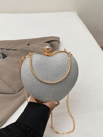 Tomshop24-7 Clutch 'Bella Herz'‌ in Silber