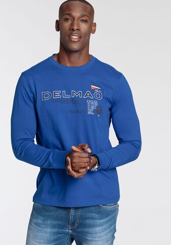 DELMAO Shirt in Blue: front