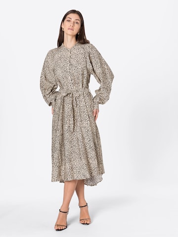 MSCH COPENHAGEN Shirt Dress 'Saloma Ladonna' in Grey