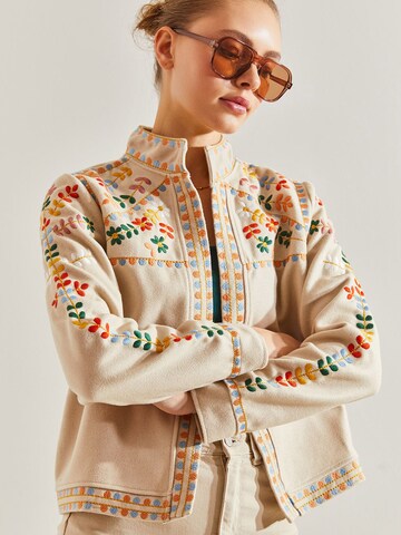 Bianco Lucci Between-season jacket in Beige