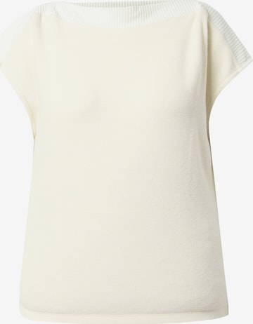 Ulla Popken Trui in Beige: voorkant