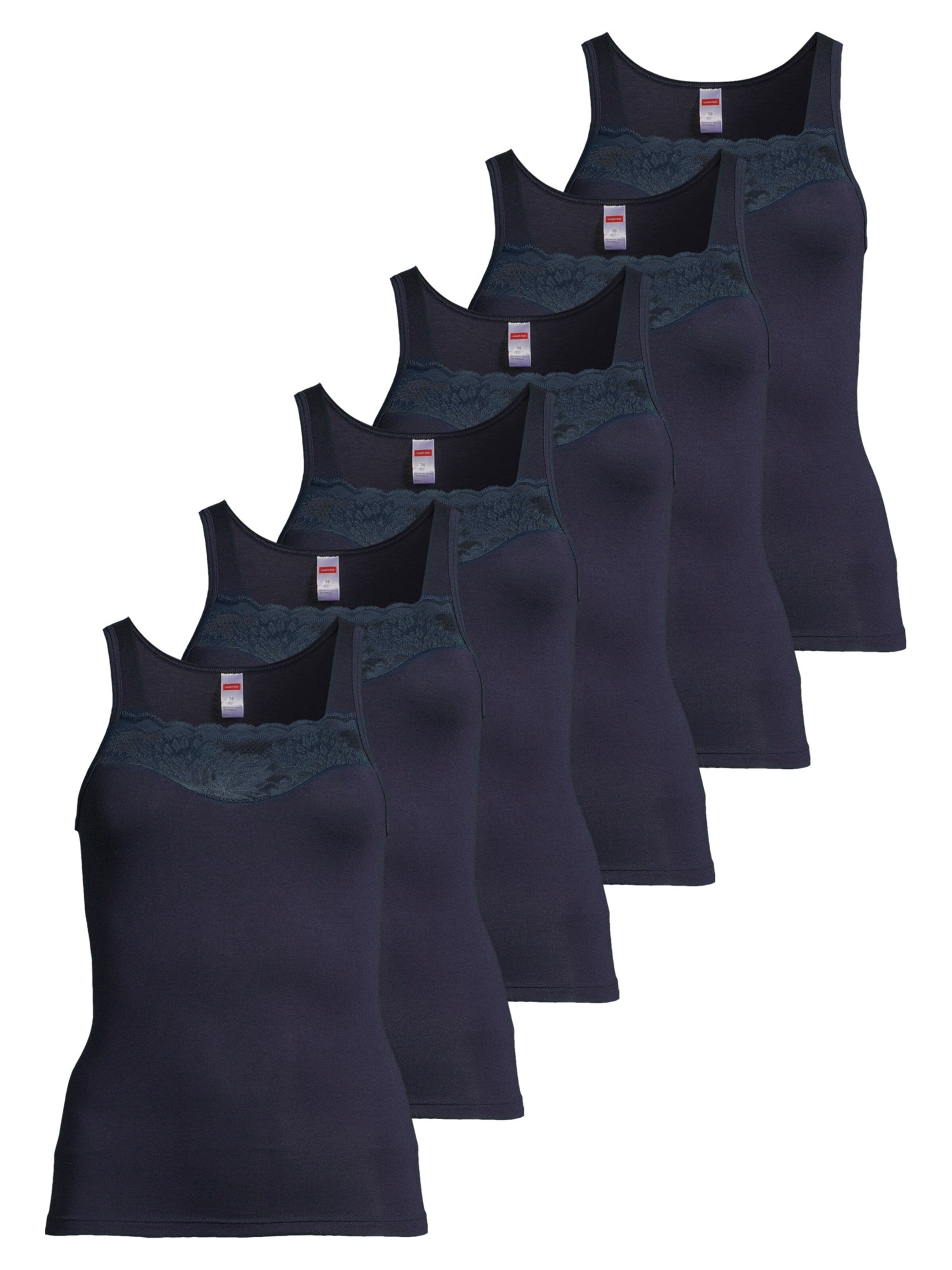 CON-TA Undershirt 'Modal' in Blue: front
