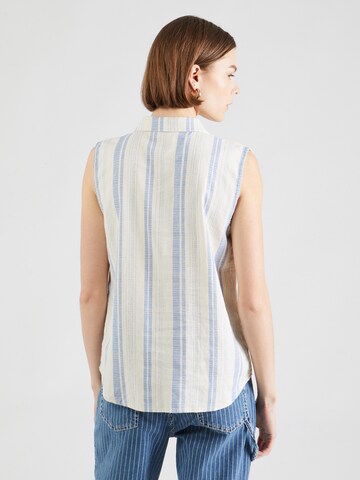 ICHI - Blusa 'LINO' em azul