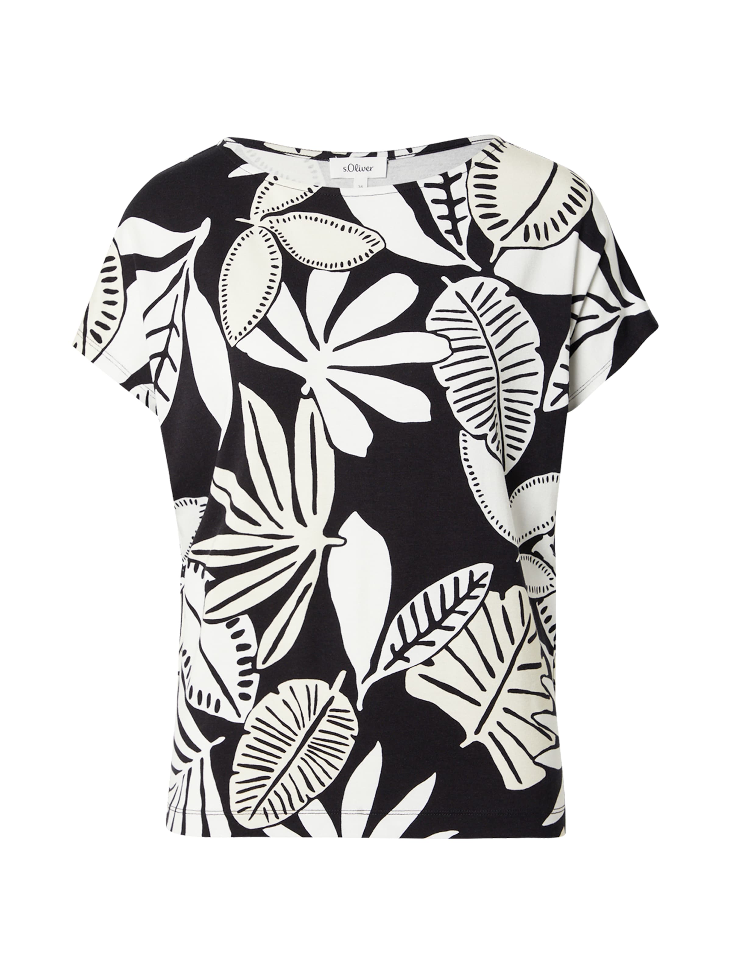 s.Oliver Tričko - Čierna: predná strana