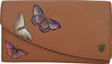 ANUSCHKA Wallet 'Honey' in Mixed colors: front