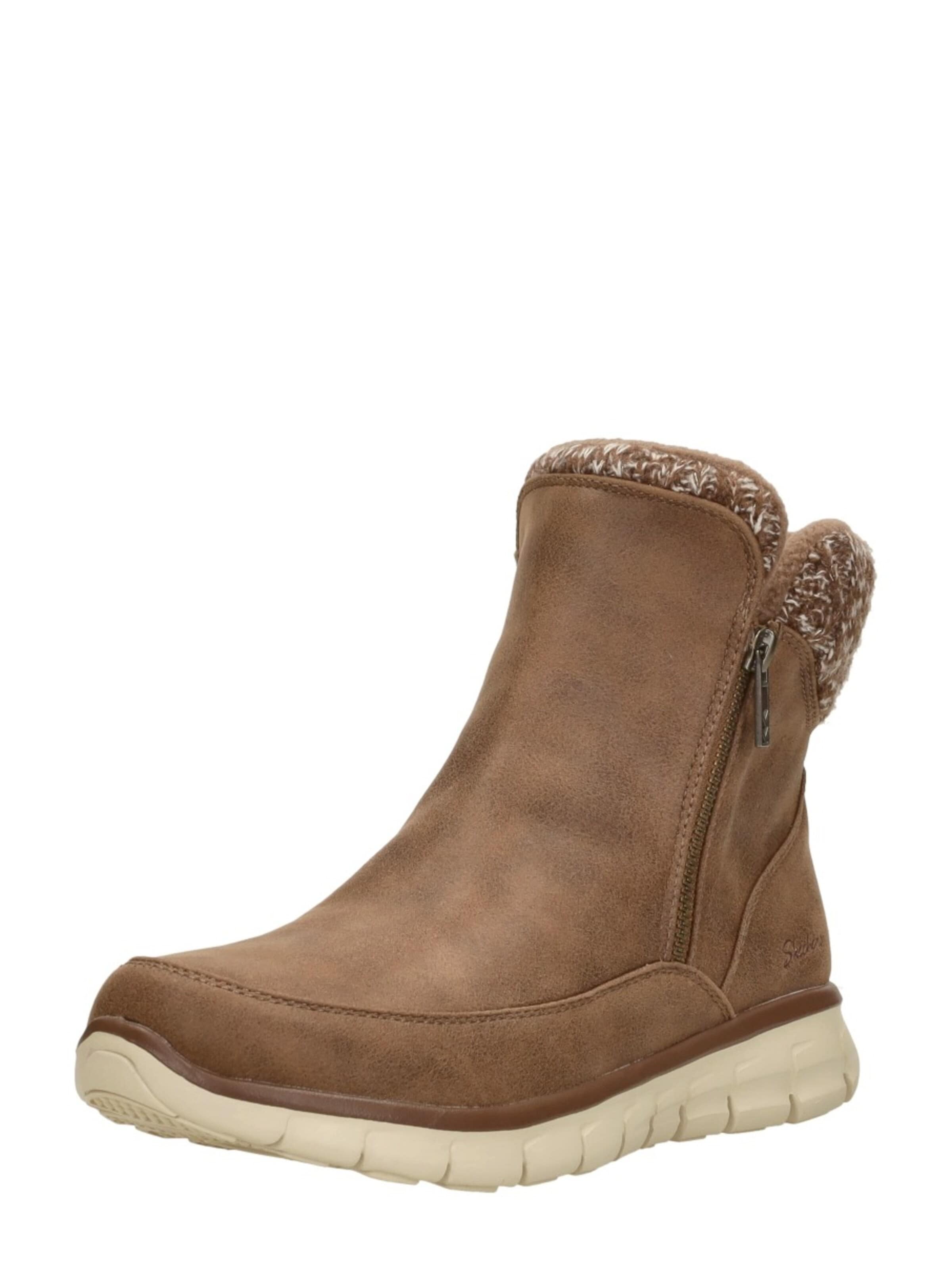 SKECHERS Enkellaarsje 'Synergy - Lovely Collab' in Bruin: voorkant