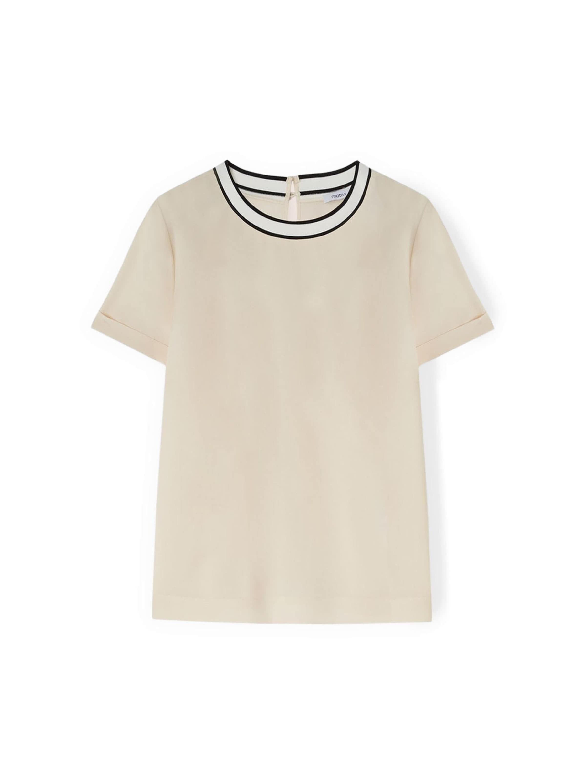 MOTIVI Blouse in Beige: voorkant