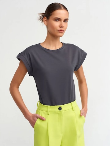 Dilvin Shirt in Grijs: voorkant