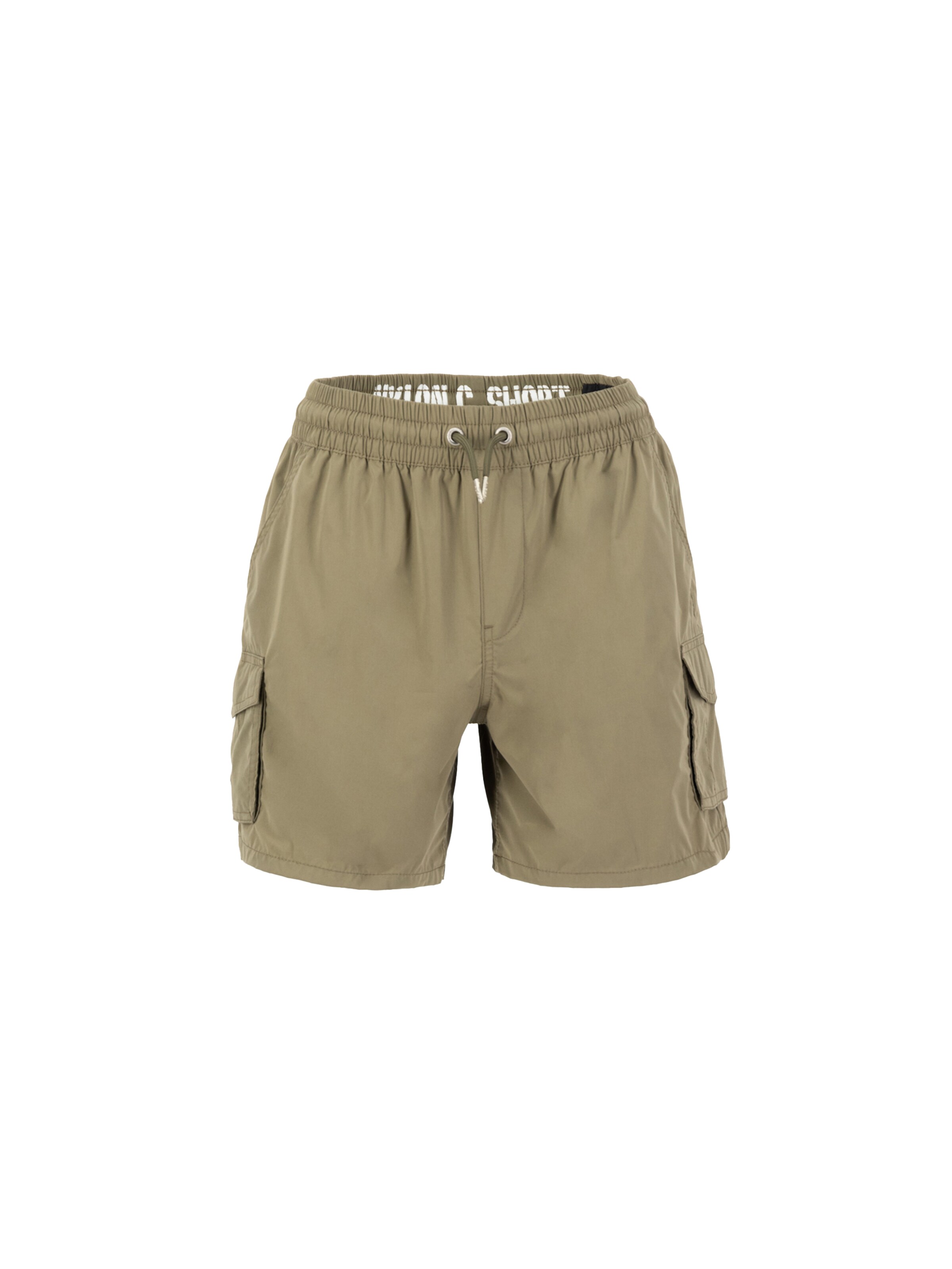 ALPHA INDUSTRIES Regular Cargo Pants 'Nylon Cargo' in Green: front
