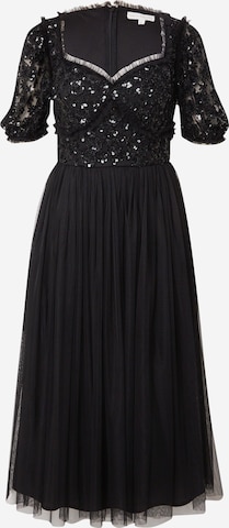 Maya Deluxe Dress in Black: front