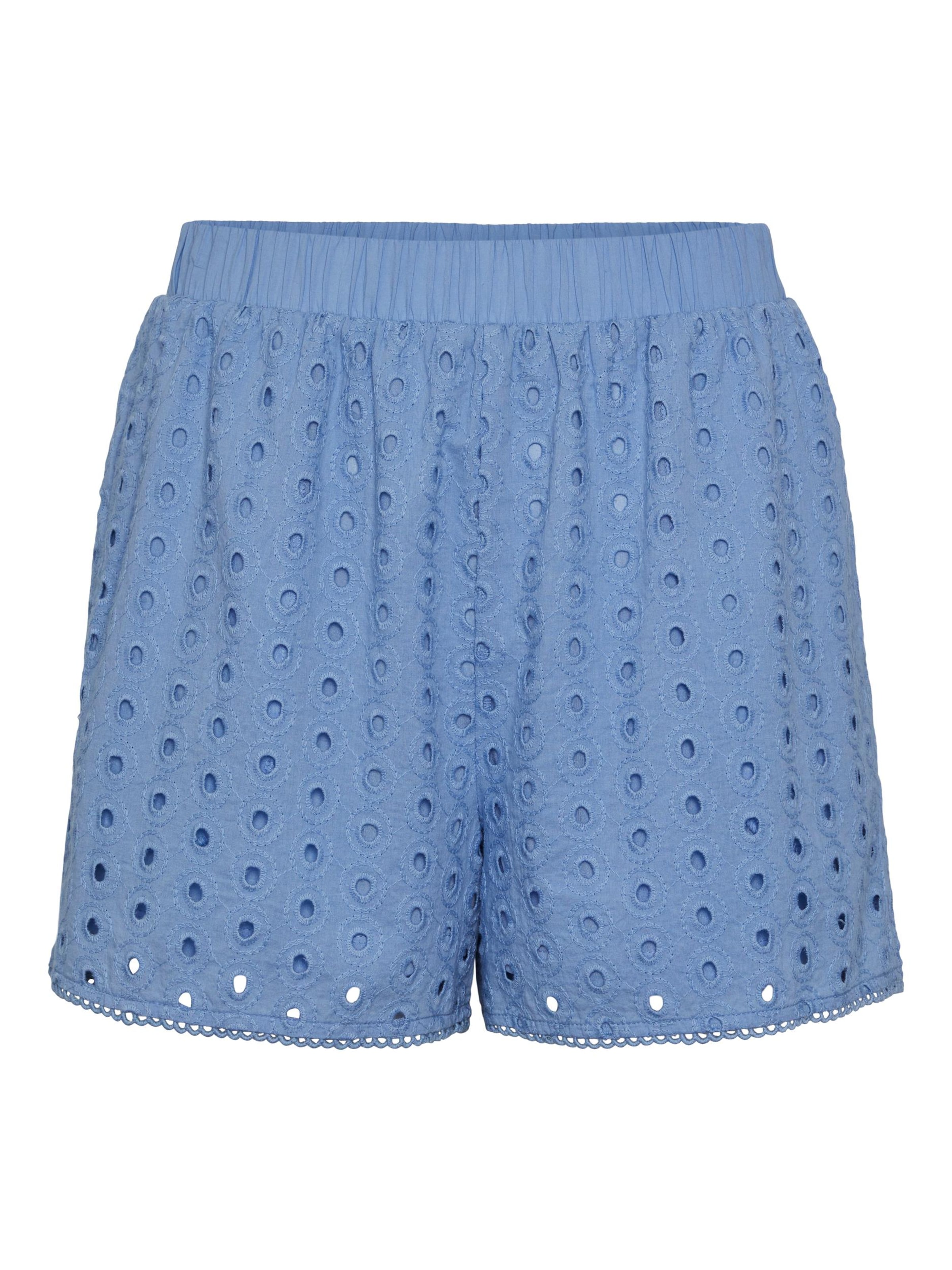 PIECES Штаны в Синий: спереди