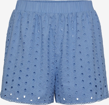 PIECES Regular Shorts in Blau: predná strana